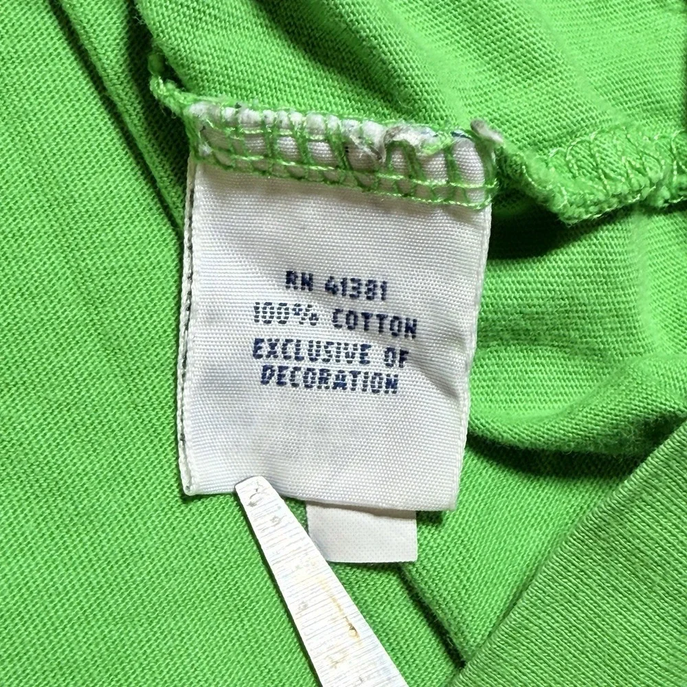 Polo‎ Ralph Lauren XXL Shirt Mens Green Pocket Tee Red Pony Logo Cotton 2XL